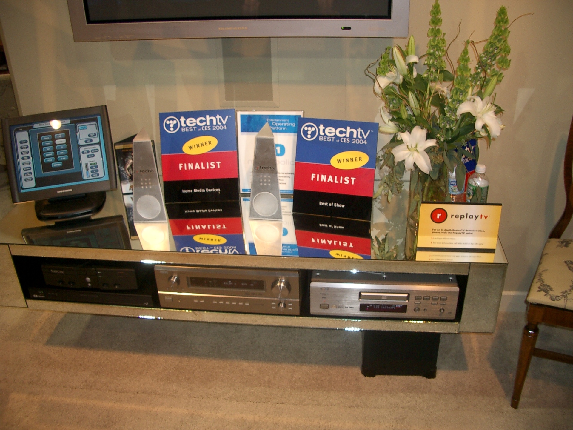 Denon Networked DVR on display with CES 2004 awards