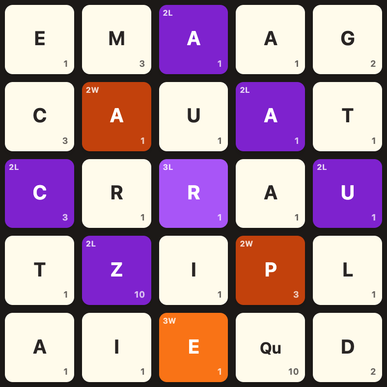 Froobaloo game board